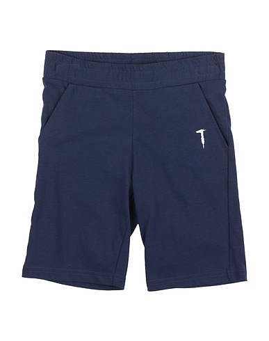 TRUSSARDI JUNIOR Shorts & Bermuda Midnight blue 100% Cotton