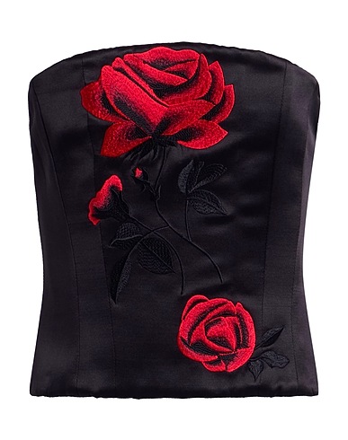 MAGDA BUTRYM Top Black 74% Silk, 26% Wool