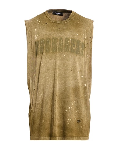 DSQUARED2 T-shirt Military green 100% Cotton