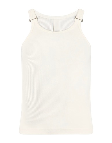 DION LEE Top White 98% Organic cotton, 2% Elastane