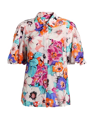 LIU •JO Hemden und Blusen mit Blumen Hellrosa 100% Viskose