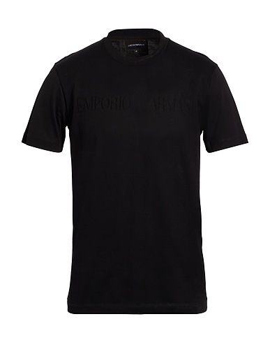 EMPORIO ARMANI T-Shirt Schwarz 100% Baumwolle