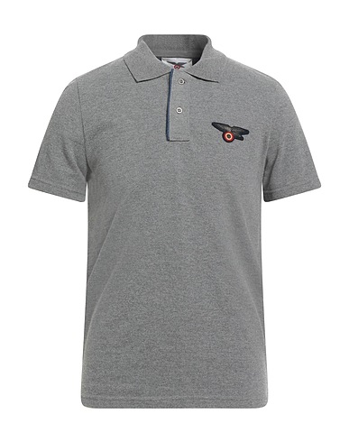 AERONAUTICA MILITARE Polo shirt Grey 100% Cotton