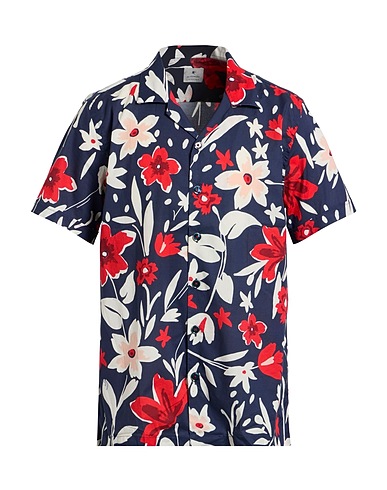 BASTONCINO Patterned shirt 97% Cotton, 3% Elastane