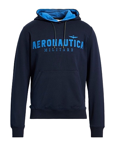 AERONAUTICA MILITARE Толстовка Иссиня-чёрный 95% Хлопок, 5% Эластан