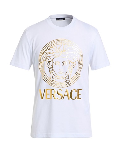 VERSACE T-shirt White 100% Cotton