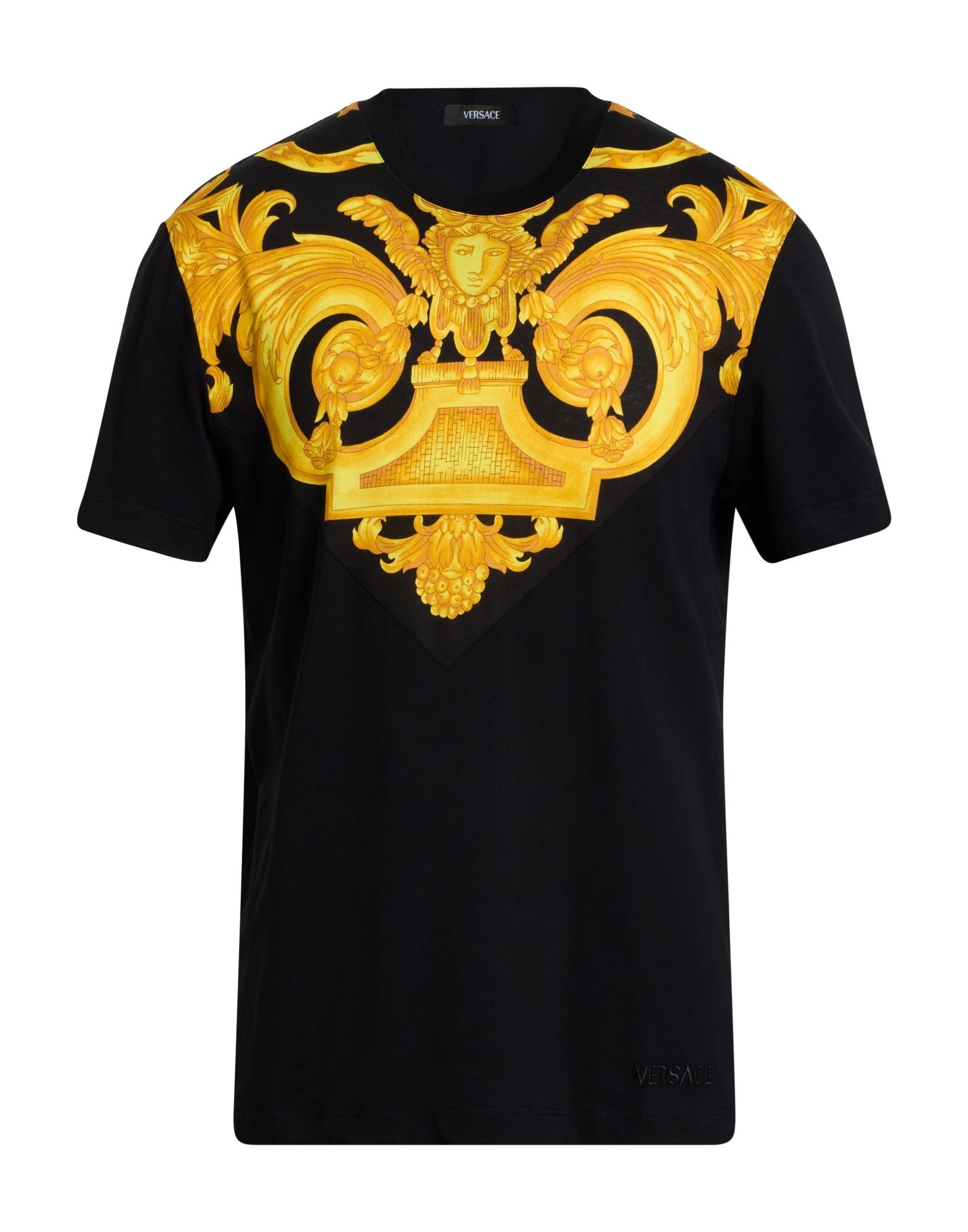 VERSACE Tシャツ T-shirt with stamp VERSACE 1013302 1A134052B510 - Gianni Cuccuini
