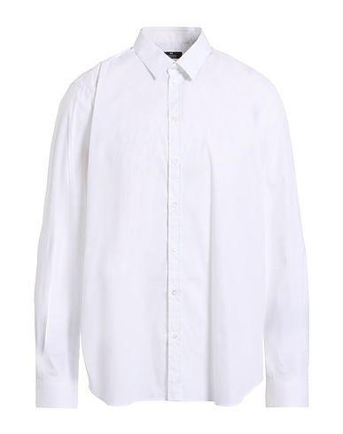 ALESSANDRO GHERARDI Solid colour shirt 76% Cotton, 21% Polyamide, 3% Elastane