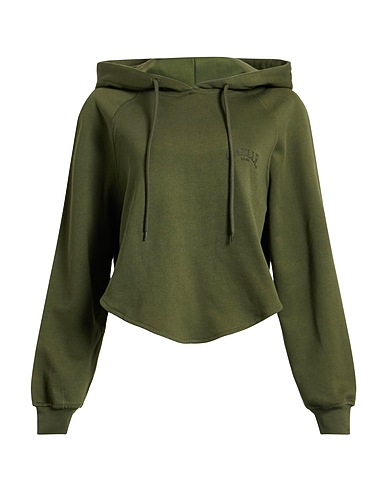 GAëLLE Paris Hooded track jacket  Military green 100% Cotton