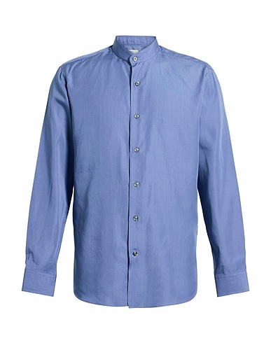CARUSO Solid colour shirt 100% Tencel™