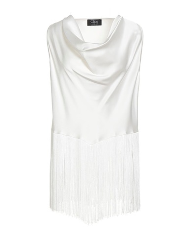 CLIPS Top TRICOT White 82% Acetate, 18% Viscose