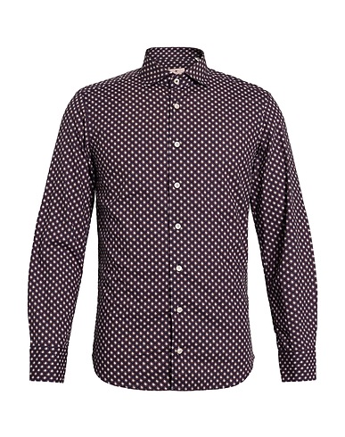 BASTONCINO Camicia fantasia Blu notte 100% Cotone