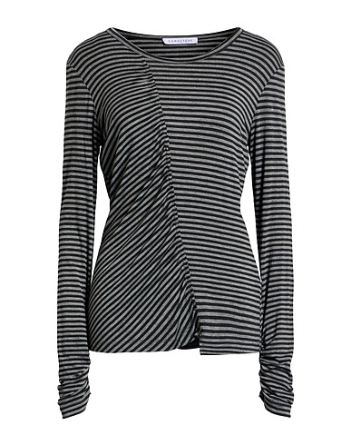 CARACTÈRE T-shirt Grey 92% Viscose, 8% Elastane
