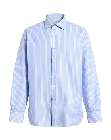 ALESSANDRO GHERARDI Striped shirt Sky blue 100% Cotton