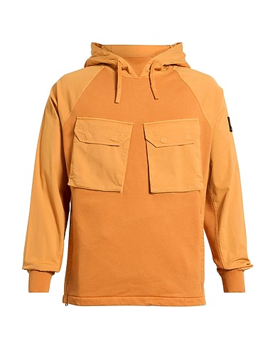 BELSTAFF Hooded track jacket  Apricot 100% Cotton, Elastane