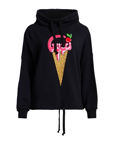 GUCCI Sweatshirt Black 100% Cotton