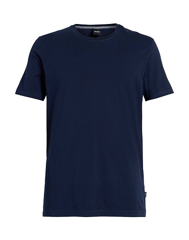 BOSS Basic T-shirt Midnight blue 100% Cotton