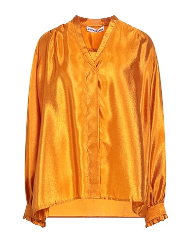 ATTIC AND BARN Solid color shirts & blouses Marigold 100% Polyester