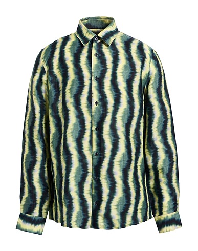 PATRIZIA PEPE Patterned shirt Yellow 68% Lyocell, 32% Viscose