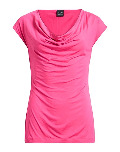 TER DE CARACTÈRE T-shirt Fuchsia 95% Viscose, 5% Elastane