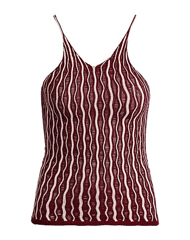 ISA BOULDER Top Burgundy 90% Acrylic, 10% Elastane