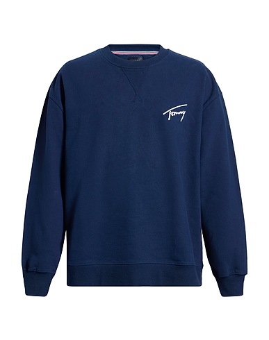 TOMMY JEANS Sweatshirt Navy blue 100% Cotton