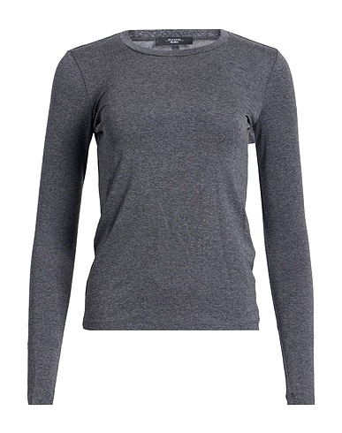 WEEKEND MAX MARA Basic T-Shirt Grey 95% Viscose, 5% Elastane