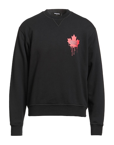 DSQUARED2 Hooded sweatshirt Black 100% Cotton