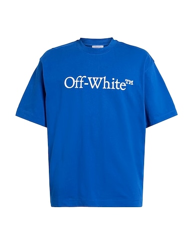 OFF-WHITE™ T-shirt Blu 100% Cotone