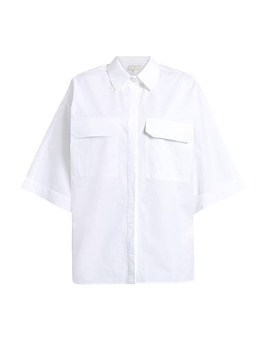 ANTONELLI Solid color shirts & blouses White 100% Cotton