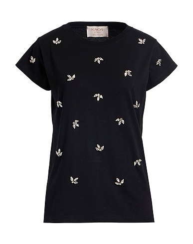 KAOS JEANS T-shirt Black 100% Cotton