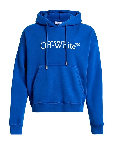 OFF-WHITE™ Hooded sweatshirt Blue 100% Cotton