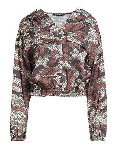 GAUDÌ Patterned shirts & blouses JEANS 97% Polyester, 3% Elastane
