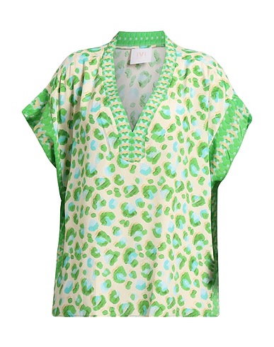IVI COLLECTION Top Green 70% Viscose, 30% Silk