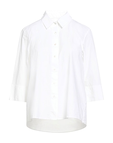 ARTIGIANO ASONI Solid colour shirts & blouses Off white 100% Cotton