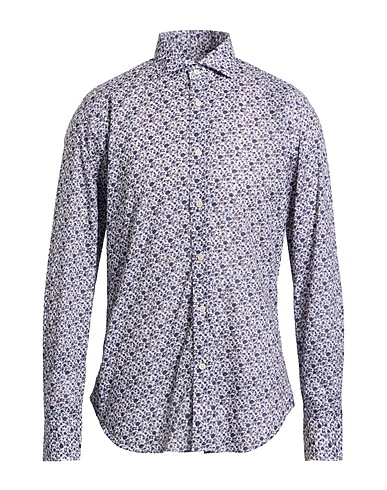 GUGLIELMINOTTI Patterned shirt 100% Cotton