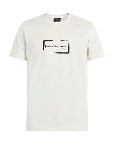 EMPORIO ARMANI T-shirt Off white 100% Cotone