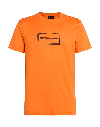 EMPORIO ARMANI T-shirt Orange 100% Cotton