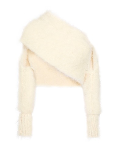 SUNNEI Top Off white 41% Alpaca wool, 41% Mohair wool, 16% Polyamide, 2% Elastane