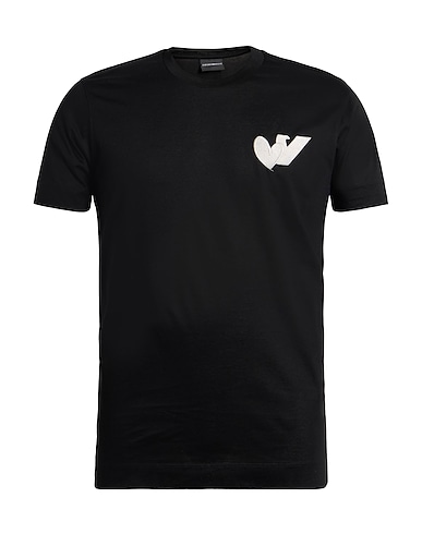 EMPORIO ARMANI T-shirt Black 100% Cotton