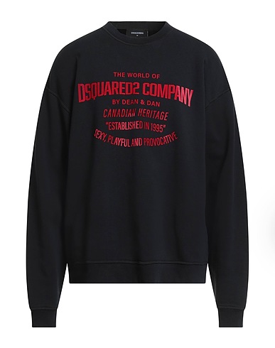DSQUARED2 Sweatshirt Black 100% Cotton