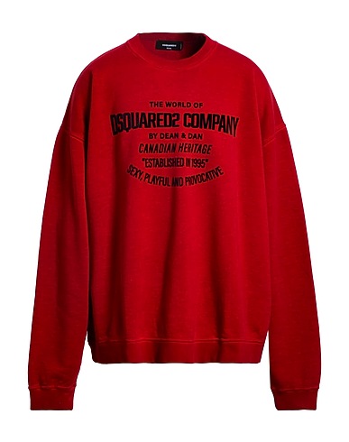 DSQUARED2 Sweatshirt Burgundy 100% Cotton