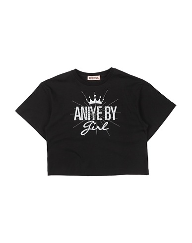 ANIYE BY T-shirt GIRL Black 100% Cotton