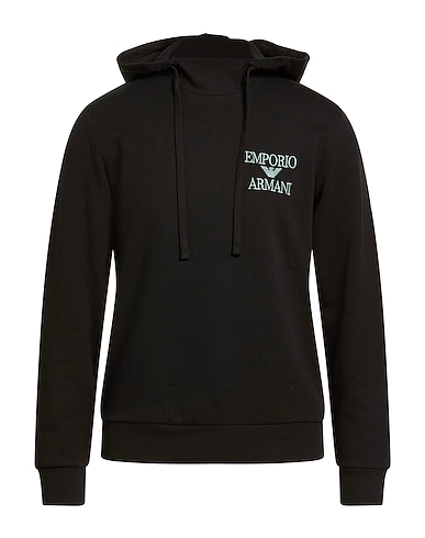 EMPORIO ARMANI Felpa UNDERWEAR Nero 60% Cotone, 40% Poliestere, Elastan