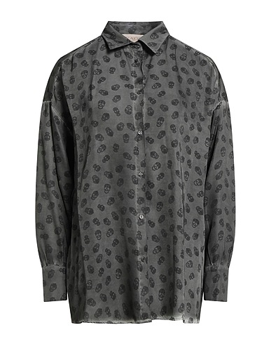 KAOS JEANS Patterned shirts & blouses Grey 100% Viscose