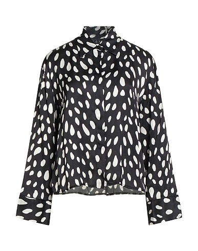 ICONA by KAOS Patterned shirts & blouses Black 100% Viscose