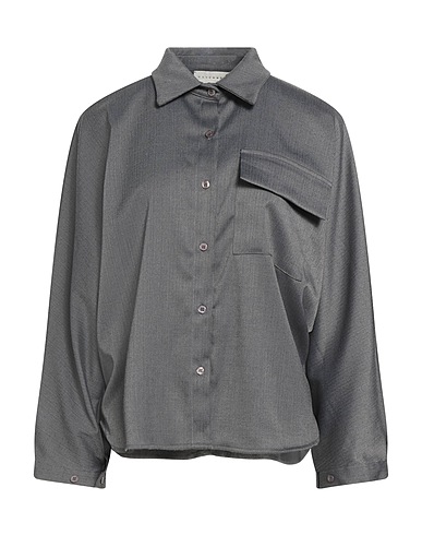 HAVEONE Patterned shirts & blouses Grey 82% Polyester, 18% Viscose
