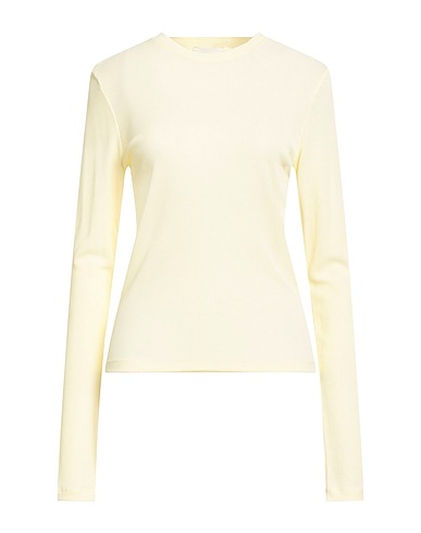 LES COYOTES DE PARIS Basic T-Shirt Yellow 100% Lyocell