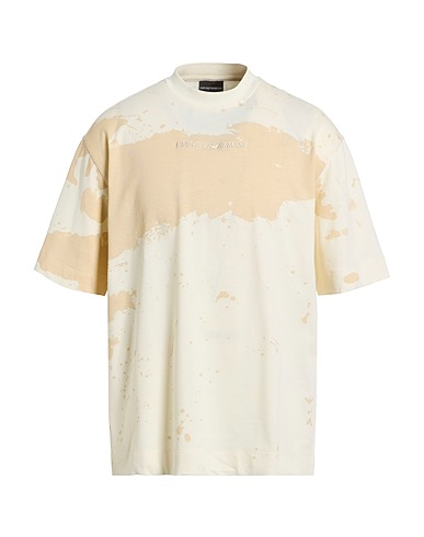 EMPORIO ARMANI T-shirt Ivory 100% Cotton