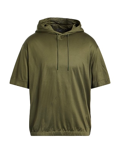 EMPORIO ARMANI T-shirt Military green 70% Lyocell, 30% Cotton